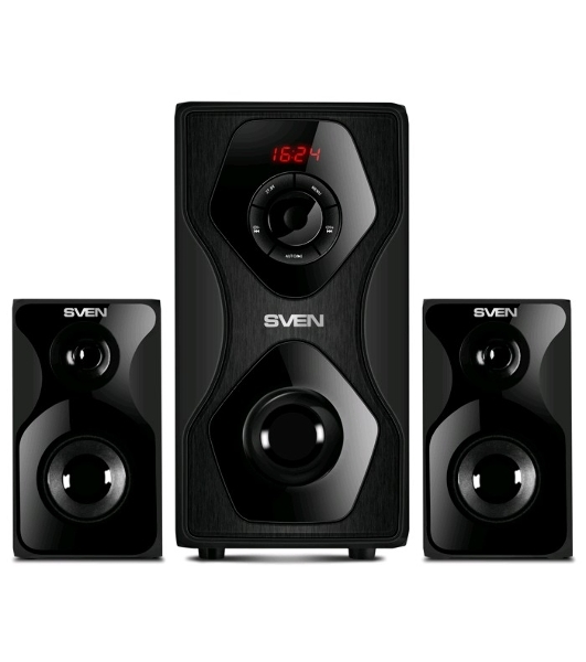 Акустическая система SVEN AC MS-2055, черный (55Вт, FM-тюнер, USB/SD, дисплей, ПДУ, Bluetooth)