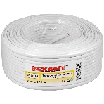 Кабель Rexant Кабель телефонный 4 жилы 100м CCA белый (ШТЛП-4), фото2