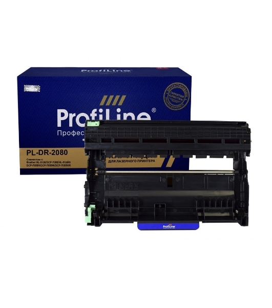 Драм-картридж PL-DR-2080 для Brother HL-2130/2130R/2132/2132R/2135W/2210/2220/2230/2240/2242D/2250/2270DW/2280DW/DCP-7055/7055R/7055WR/7057/7057R/7057WR/7060D/7060DR/7065DN/7065DNR/7070DW/7070DW 12000 копий ProfiLine
