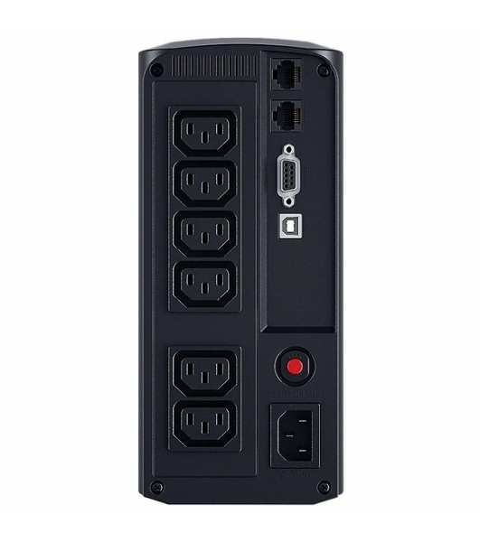 Источник бесперебойного питания CyberPower VP700EILCD/700 ВА/390 Вт/USB/RS-232/RJ-11/RJ-45/6 x IEC 320 C13 (компьютерная)