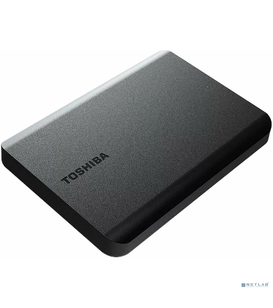 Внешний HDD 2.5' Toshiba Canvio Basics, 1TB, USB 3.2 Gen 1 Type-A, 5400 rpm, черный (аналог HDTb410EK3AA)