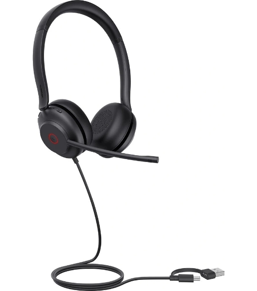 Гарнитура Yealink UH35 Dual UC чёрный, проводная, USB