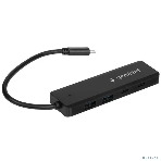 Разветвитель USB3.1 Gembird UHB-C425, 2xUSB, 2xType-C, с доп.питанием (порт Type-C), кабель Type-C 19см, фото6