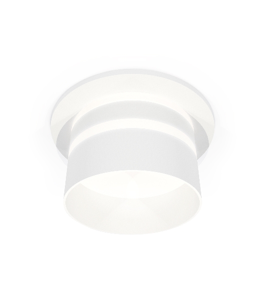 Комплект встраиваемого светильника Ambrella light XC6512062 SWH/FR белый песок/белый матовый MR16 GU5.3 (C6512, N6235)
