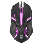 Мышь проводная Defender Cyber MB-560L черный, 1200 dpi, USB, кнопки - 3, фото 1