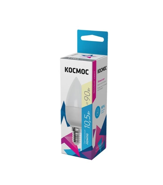 Лампа светодиодная Космос LED BASIC CN 10.5Вт 220В E14 3000К
