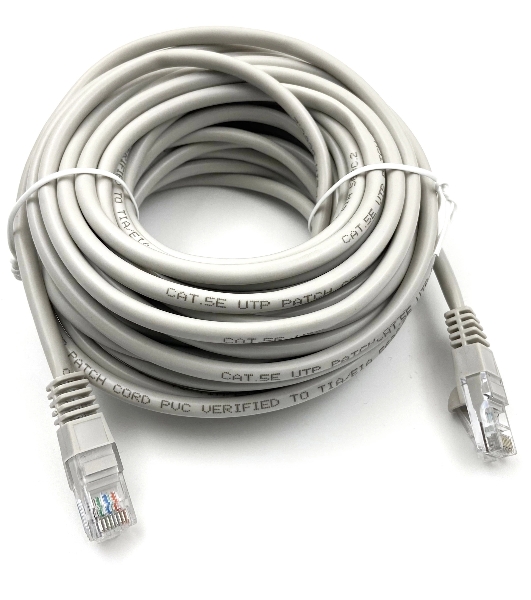 Патч-корд Buro UTP-5E-10M-G-LSZH UTP серый cat.5e RJ-45 (m)-RJ-45 (m) 10м