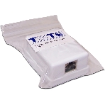 Настенная розетка, 1 порт RJ-45 категории 5е, STP, белая, фото2