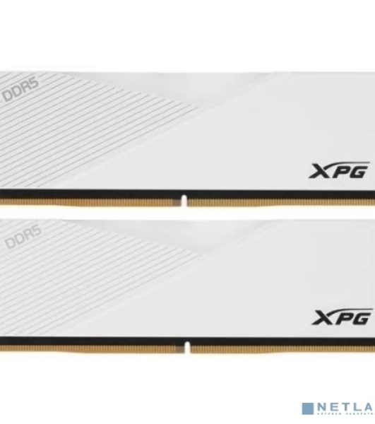 Оперативная память XPG Lancer, DDR5, 64GB (2x32GB), 6400MHz, CL32, DIMM, с радиаторами, белый