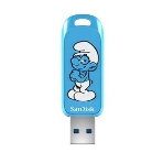 Флешка USB SanDisk Smurfs 64Gb SDCZIS-064G-G46, USB3.2, синяя, фото 1