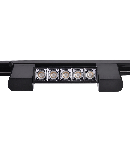 Трековый однофазный светодиодный светильник Ambrella light GL6688 BK черный LED 6W 4200K 24°