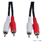 Кабель PERFEO 2xRCA вилка - 2xRCA вилка, длина 2 м. (R3003), фото 1