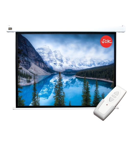 ЭкранPro 200x150см Motoscreen 4:3 настенно-потолочный(моторизованный) 100' фибергласс