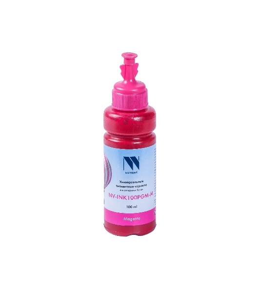Чернила NVPrint NV-INK100 универсальные Magenta пигментные для аппаратов Epson (100мл) Китай