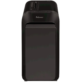 Шредер Fellowes PowerShred LX220 черный (секр.P-4)/перекрестный/20лист./30лтр./скрепки/скобы/пл.карты