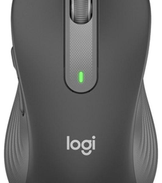 Мышь беспроводная Logitech Signature M650 L черный, 4000 dpi, радиоканал, Bluetooth, USB, кнопки - 5