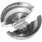 Кулер Cooler ID-Cooling ID-CPU-DK-01T серебристый 92мм алюминий 2200rpm 24db 3-pin 95W 52мм, фото13
