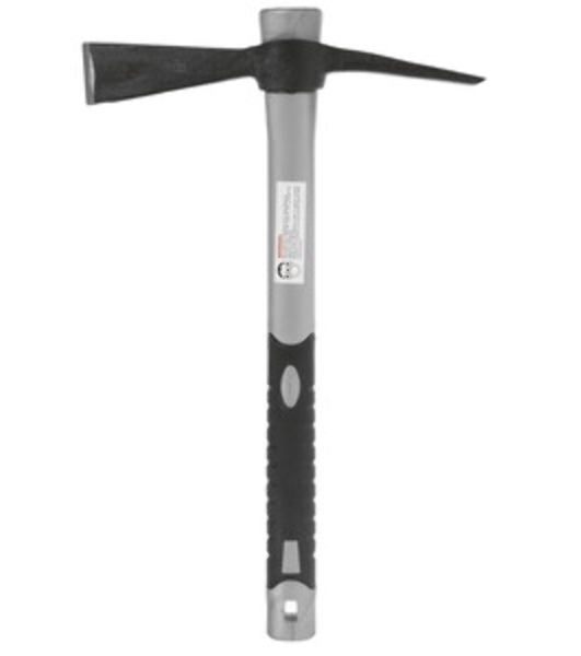 Кирка Matrix 21826 mini двухплоскостная 500 г, фибергласовая обрезиненная рукоятка, 385 мм