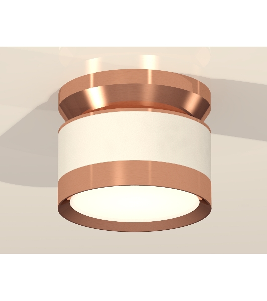 Светильник Ambrella Light XS8101065 SWH/PPG белый песок/золото розовое полированное GX53 (N8912, C8101, N8126)
