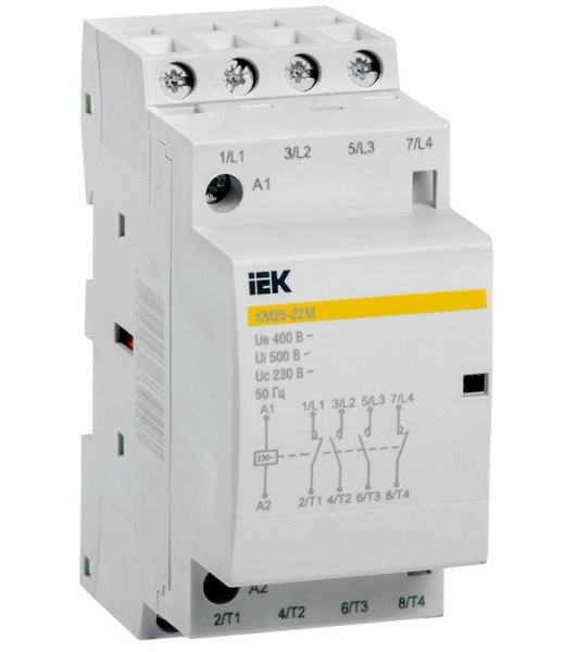 Контактор модульный IEK MKK11-25-22 КМ25-22М AC