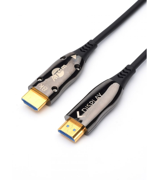 Кабель HDMI 50 м (HIGH speed, Metal gold, Optical) 8K VER 2.1 Кабель HDMI 50 м (HIGH speed, Metal gold, Optical) 8K VER 2.1