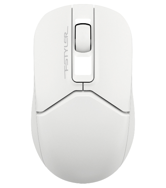 Мышь беспроводная A4Tech Fstyler FB12 белый, 1200 dpi, радиоканал, Bluetooth, USB, кнопки - 3