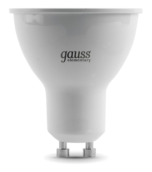 Лампа светодиодная Gauss Spotlight Elementary 9Вт цок.:GU10 спот 220B 3000K св.свеч.белый теп. А67 (упак.:10шт)
