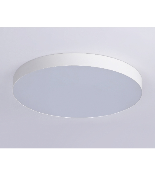 Потолочный светодиодный светильник Ambrella light FV5535 WH белый LED 90W 3000K D600*58 (Без ПДУ)