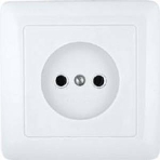 Розетка WESSEN RS10-132-BХИТ белый 1-я б/з 10А скрытый монтаж, фото2