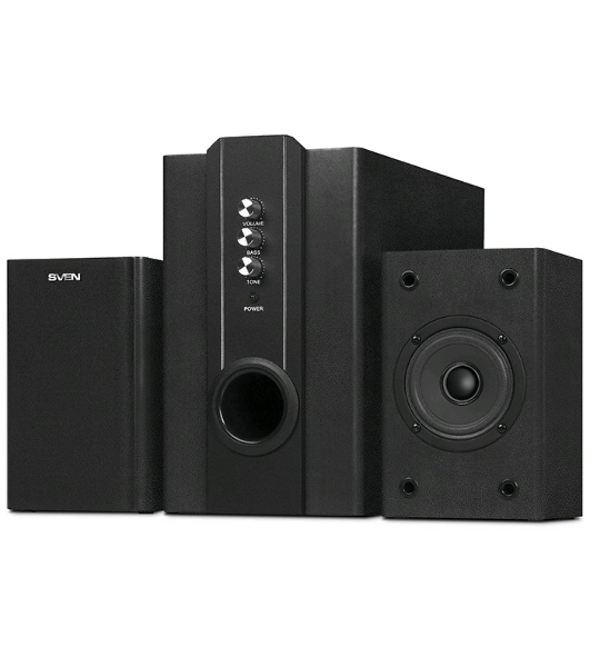 Акустическая система Sven SPS-820 2.1 черный 38Вт