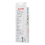 Сетевой фильтр Buro 500SH-1.8-SW-B 1.8 м, 5 розеток, черный, коробка, фото10