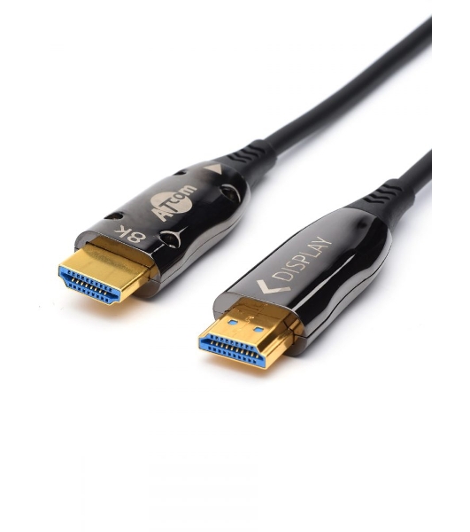 Кабель HDMI 50 м (HIGH speed, Metal gold, Optical) 8K VER 2.1 Кабель HDMI 50 м (HIGH speed, Metal gold, Optical) 8K VER 2.1