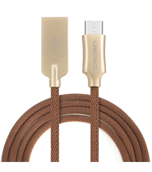 Кабель Crown USB - microUSB CMCU-3132M brown