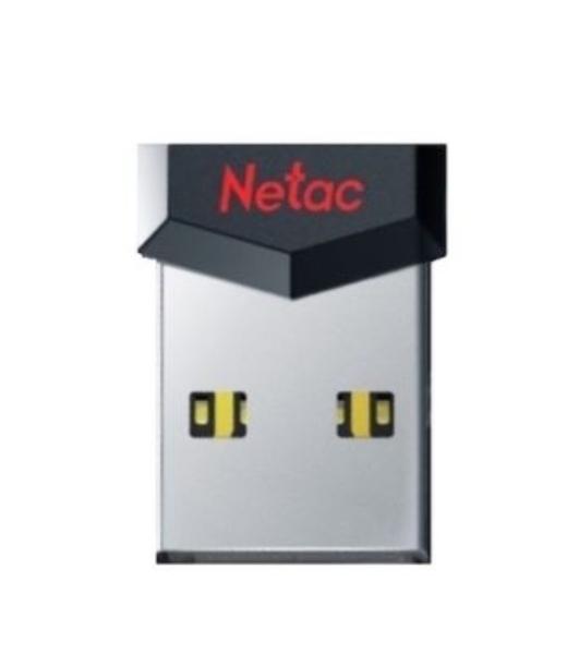 Флешка USB Netac UM81 (NT03UM81N-032G-20BK), 32Gb, USB 2.0, R/W 30/10, черный/красный