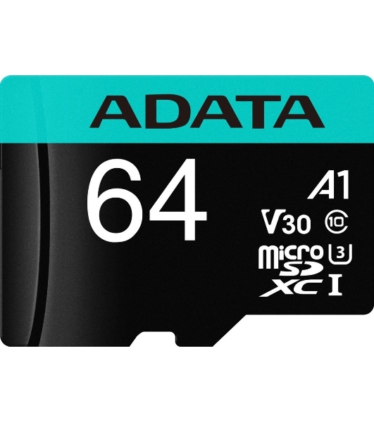 Флеш карта MICROSDXC UHS-I U3 V30S A2 100/75 MB/s 64Gb RETAIL W/1 ADAPTER