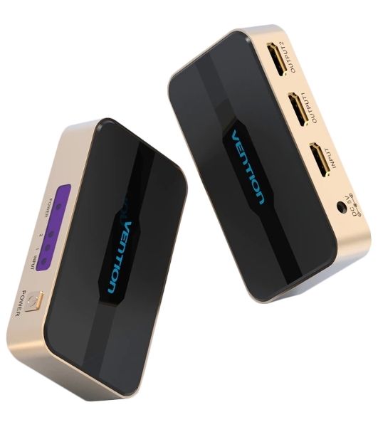 Разветвитель - сплиттер Vention HDMI 19F/2x19F на 2 монитора ACBG0