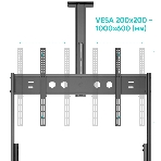 Подставка для телевизора ONKRON TS2080 черный 60'-120' макс.150кг напольный мобильный, фото36