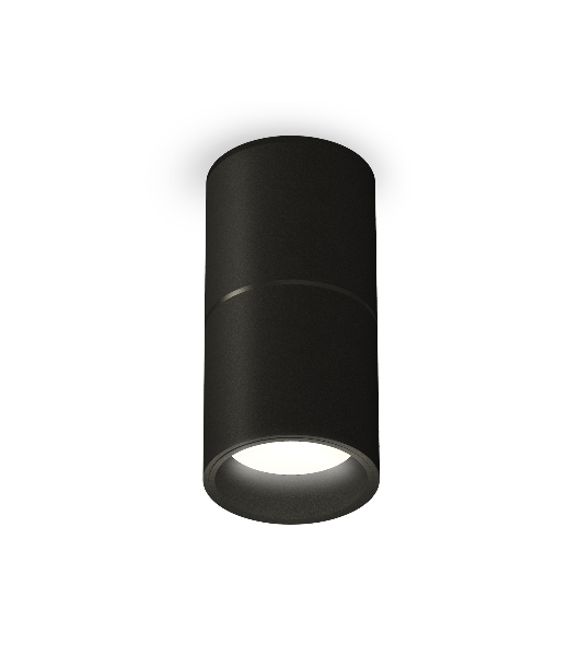 Светильник Ambrella Light XS6302080 SBK/PBK черный песок/черный полированный MR16 GU5.3 (C6302, A2061, N6111)