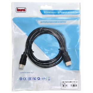 Кабель аудио-видео Buro HDMI (m)/HDMI (m) 1.5м. черный