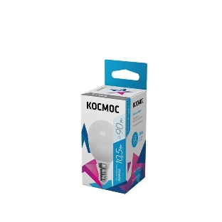 Лампа светодиодная Космос LED BASIC GL45 10.5Вт 220В E14 4500К