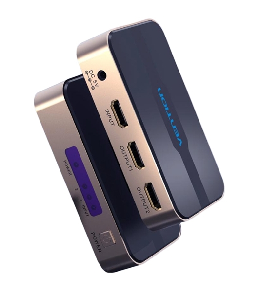 Разветвитель - сплиттер Vention HDMI 19F/2x19F на 2 монитора ACBG0
