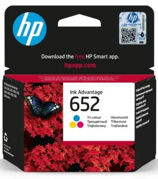 Картридж струйный HP 652 F6V24AE многоцветный, 200 стр., для HP DJ IA 1115/2135/3635/4535/3835/4675