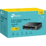 Коммутатор настольный TP-Link LS105GP с 5 гигабитными портами (4 порта PoE+), фото 1