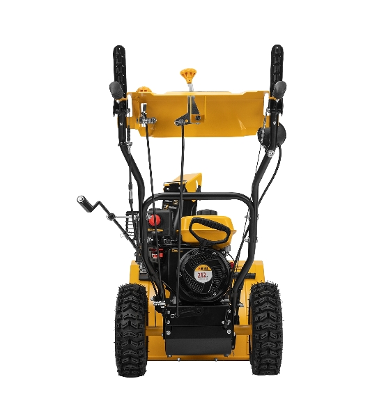 Гибридная снегоуборочная машина с функц. подметания SWB-600, 212 сс, руч. старт, 2 насадки Denzel