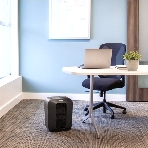 Шредер Fellowes PowerShred LX50 черный (секр.P-4)/перекрестный/9лист./17лтр./скрепки/скобы/пл.карты, фото8