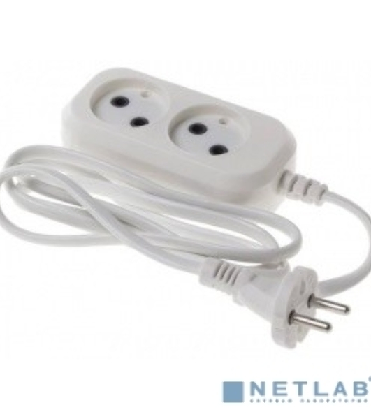 Сетевой удлинитель Buro BU-PSL2.1/W 1.5 м (2 розетки) белый (пакет ПЭ)