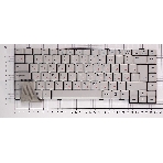 Клавиатура для ноутбука Packard Bell 7521 6020 6021 серая, фото3
