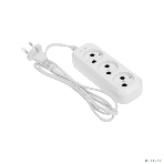 Удлинитель PROconnect 3 гнезда, 1,5 м, 2х0,75 мм², б/з, белый, фото4