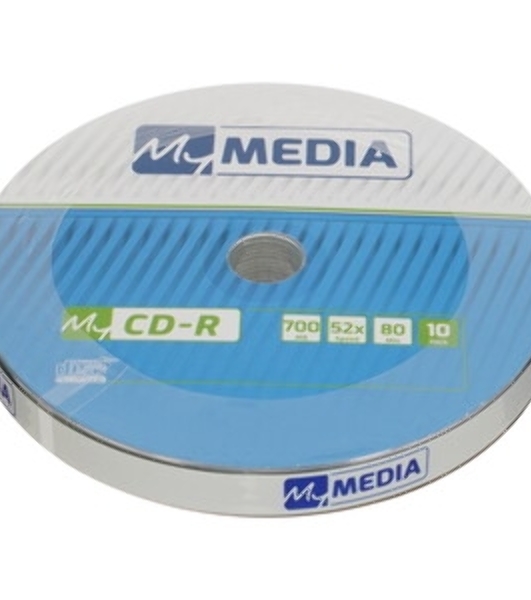 Диск CD-R MyMedia 700Mb 52x pack wrap (10шт) (69204)