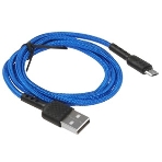 Кабель Defender F181, USB 2.0 (AM) - microUSB 2.0 (BM), 1 м, 2.4А, нейлоновая оплетка, синий., фото5